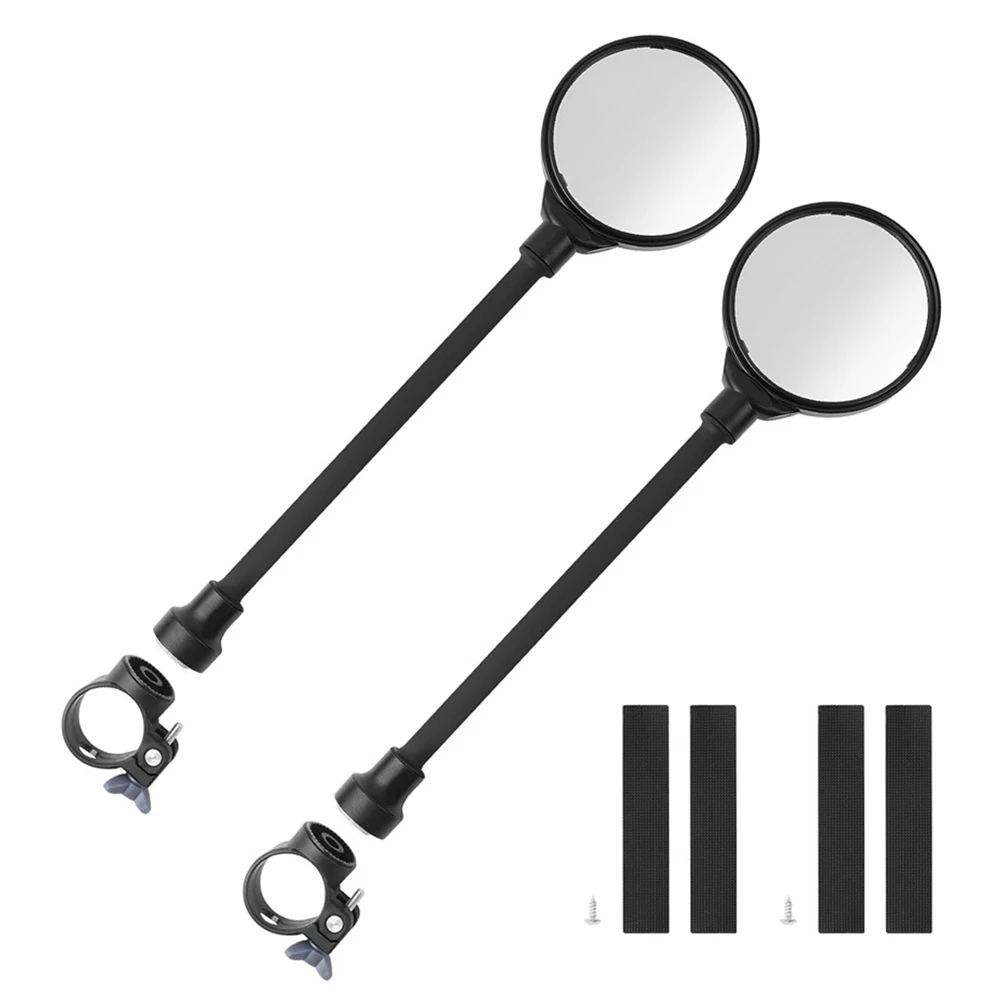 

1 Pair Bicycle Handlebar Rear View Mirror Rotate Wide Range Back Sight Reflector Adjustable 22-32mm for MTB Road Bike Cycling Ac