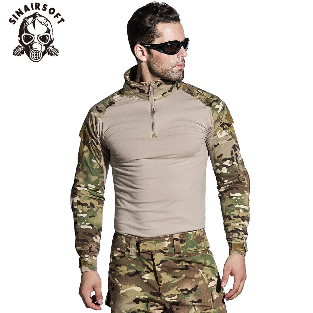 Тактическая рубашка SINAIRSOFT G3 BDU камуфляжная Боевая униформа для страйкбола штаны