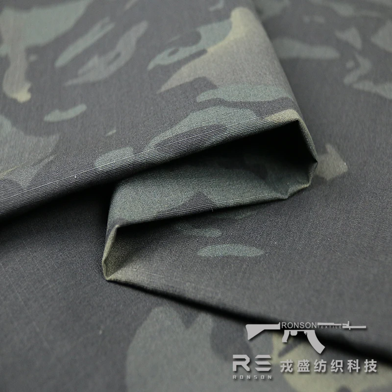 1 5 м X1 MCBK DIY TC полиэфирная хлопковая клетчатая камуфляжная черная Cordura |