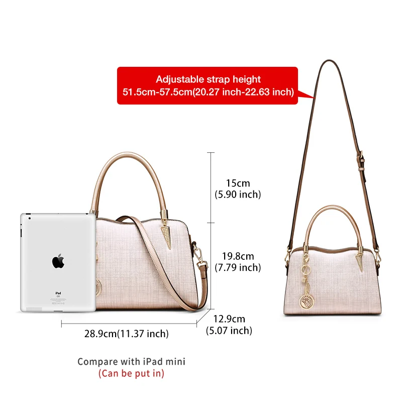 foxer fall winter bag for women stylish office lady brand handbag split leather high quality shoulder bags female chic purse free global shipping