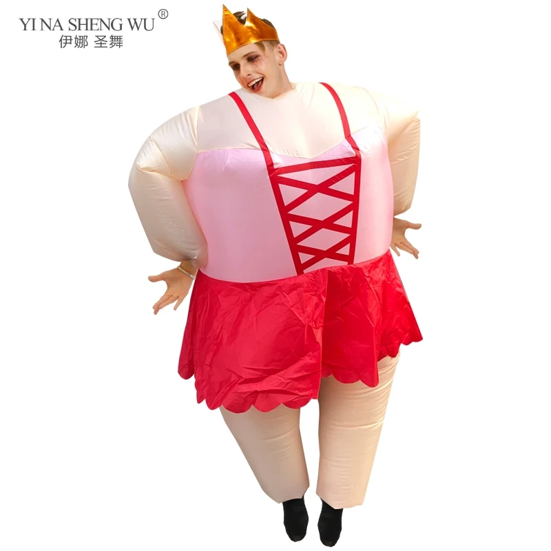 Новый надувной балетный костюм Sumo для косплея на день рождения мужчин женщин