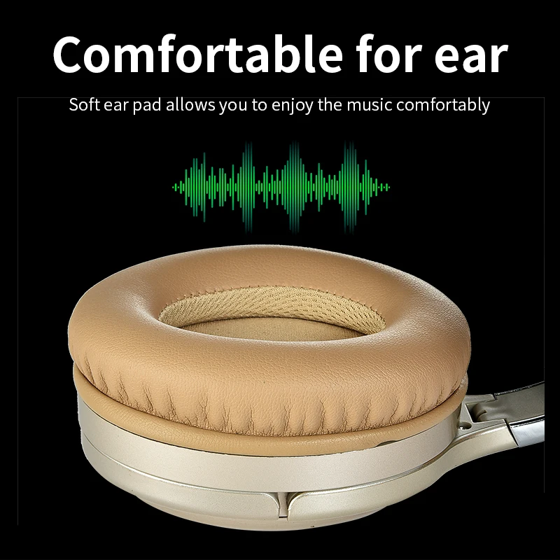 

ANC bluetooth Headset Active Noise Cancelling Wireless & Wired Headphone With Microphone Earphone Deep Bass Hifi Sound Earpiece