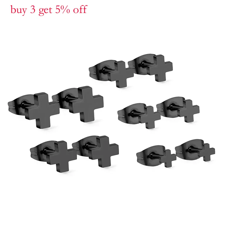 Женские серьги-гвоздики из нержавеющей стали 4-8 мм | Украшения и аксессуары