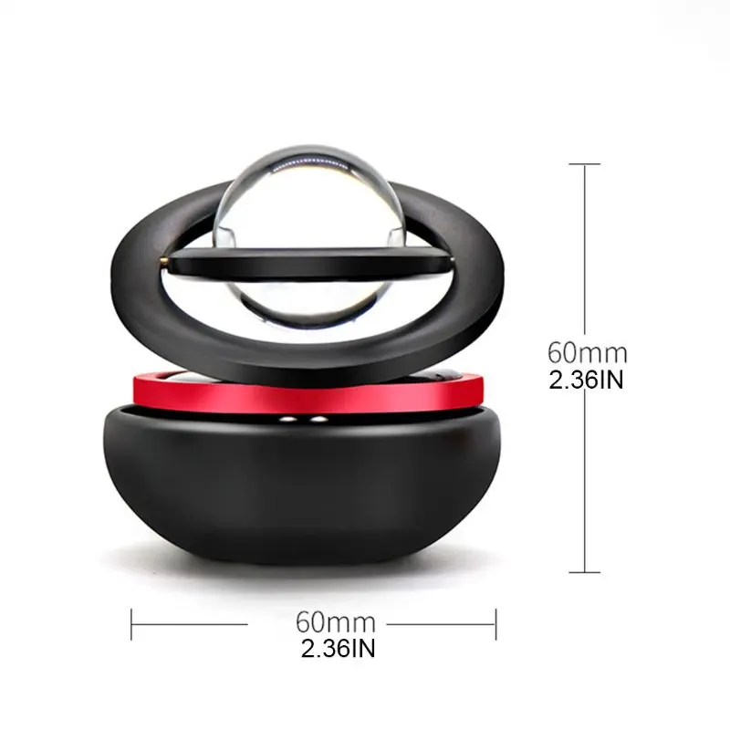 

Solar Interstellar Double-ring Rotating Suspended Aromatherapy Air Conditioning Outlet Perfume Essential Oil Diffuser Locket