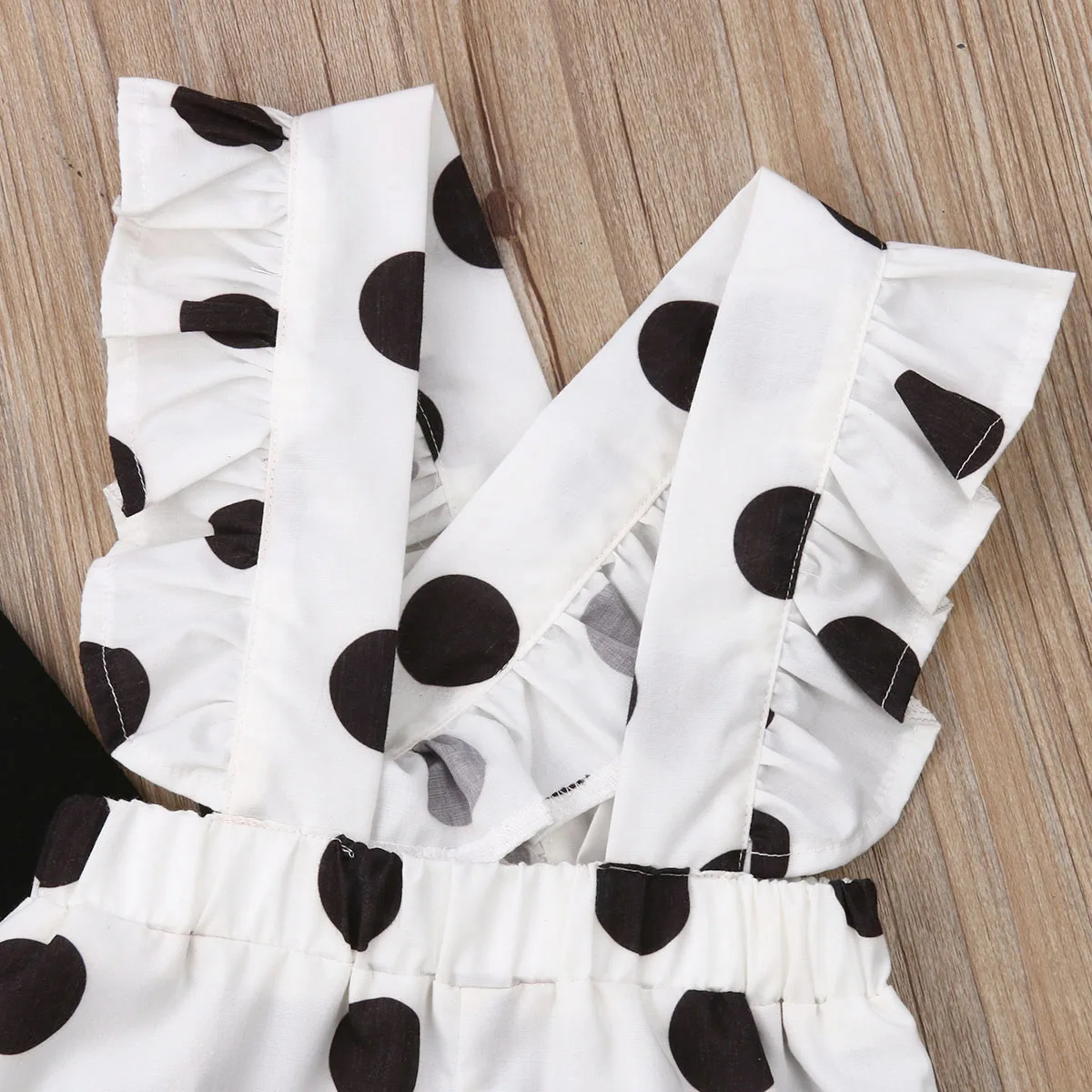 Эксклюзивная Одежда для девочек 2019 детские топы маленьких комбинезон в горошек