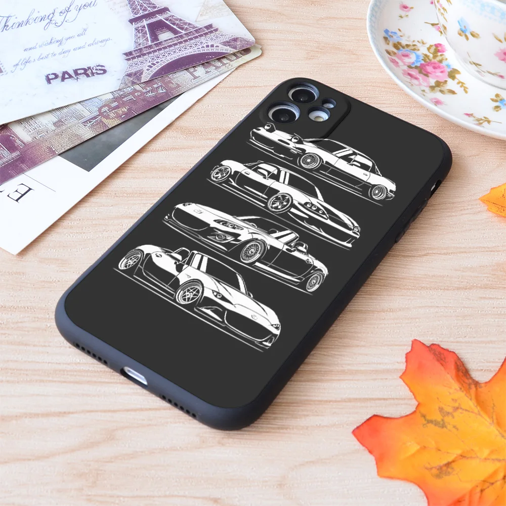 

Generations Mx5 Miata Print Soft Silicone Matt Case For Apple iPhone Case