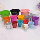 Мини металлическое ведро олова конфеты в подарочной коробке ведра Свадебная вечеринка подарок ведра Жесть шоколадное драже коробка конфет Бонбоньерки расходные материалы