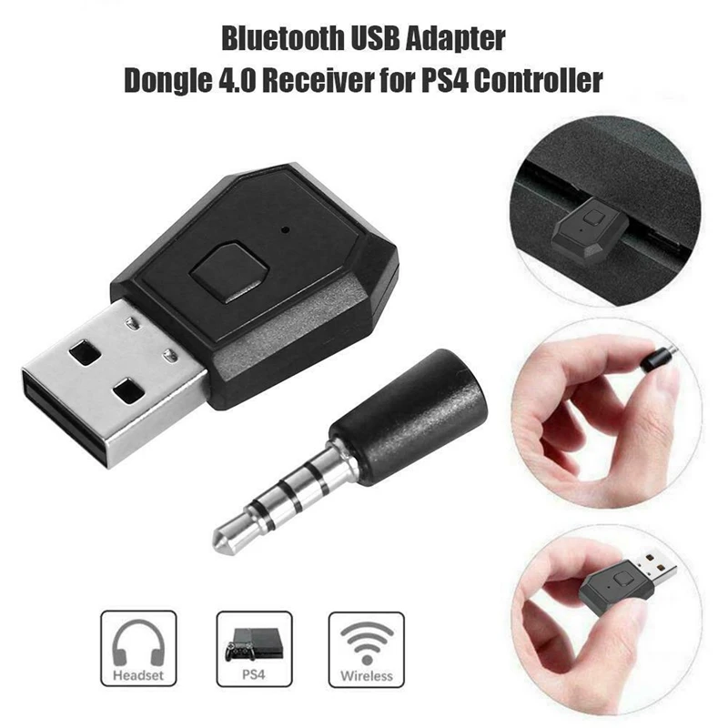 Портативный мини-usb гарнитура Bluetooth 4 0 адаптер донгл приемник для PS4 контроллер