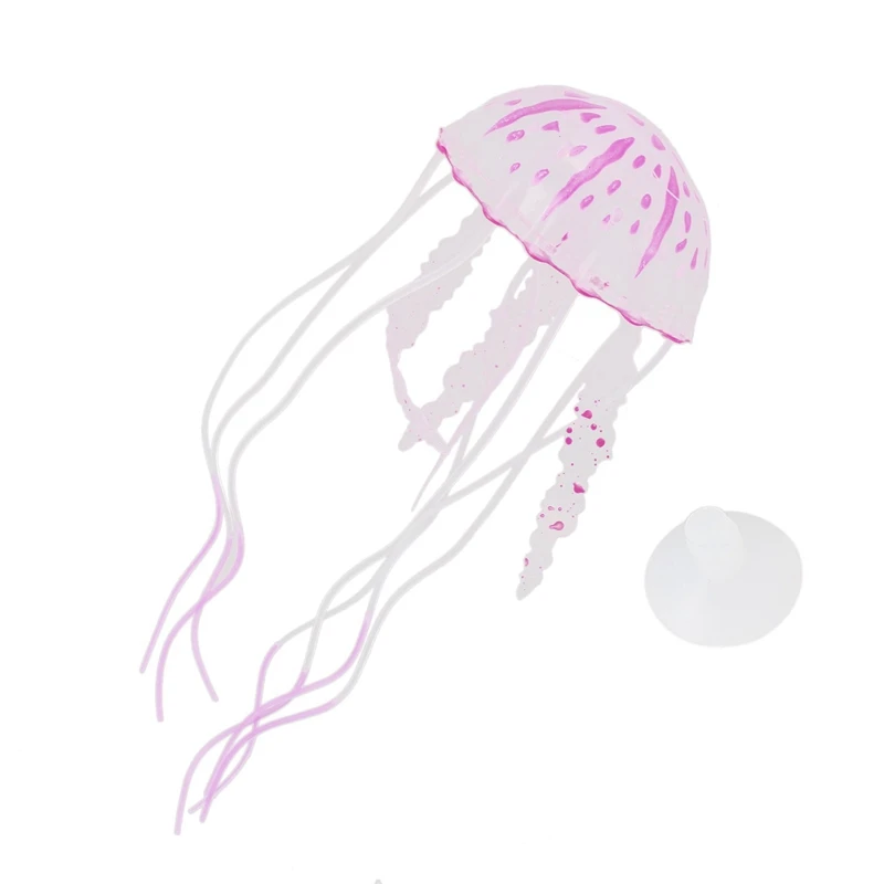 2 шт. светящийся эффект в аквариуме искусственные Медузы Украшение для аквариума