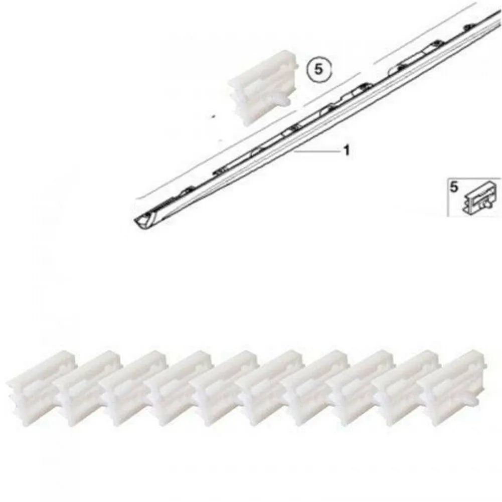 

Panel White Side Skirt / Trim Clips Rocker Clips Green & White Durable
