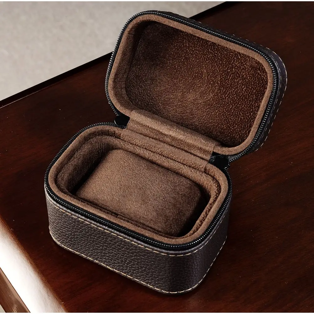 San Martin Simple Leatherette Accessory Holder For Watch Gift High Quality Watch Holder Case Vintage Watch Boxes Storage Box