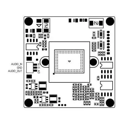 IMX307 + HI3516E 1080P H.265 IP камера модуль Плата Низкое освещение CMOS P2P наблюдение 38*38 мм ONVIF