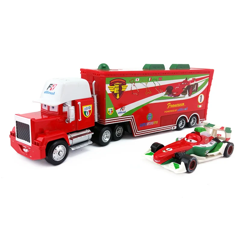 Disney Pixar Cars Mack Uncle Lightning McQueen King Франческо ЧИК ХИКС Хадсон грузовик и автомобиль
