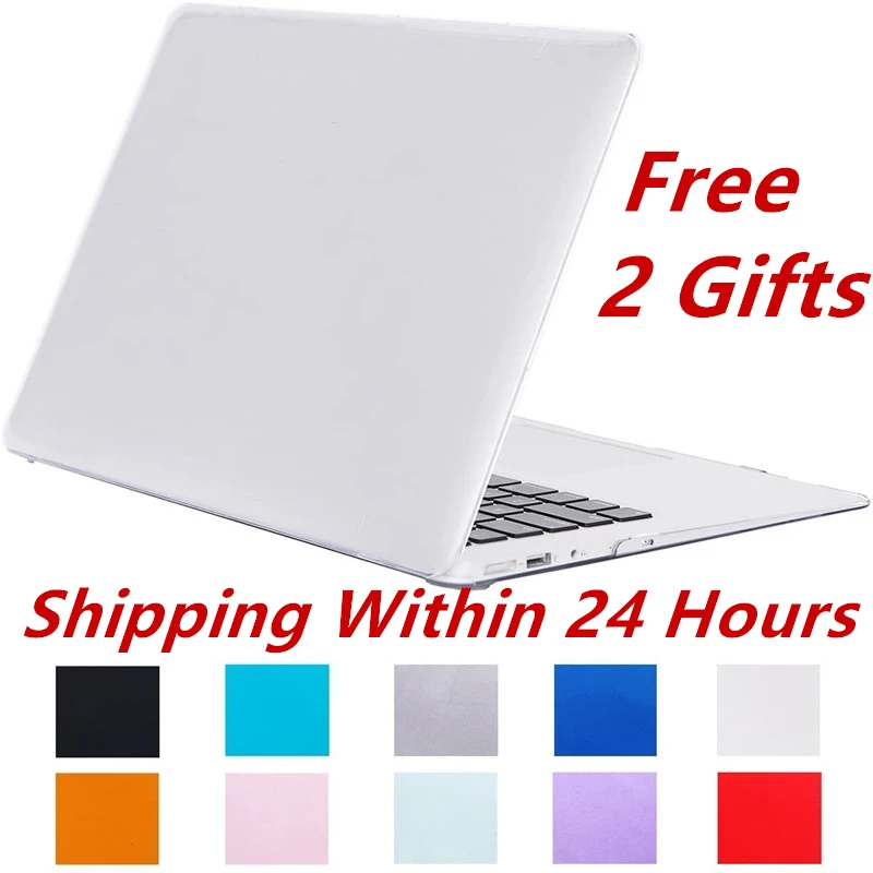 Чехол для Macbook Air 13 2020 A2179 прозрачный кристально жесткий чехол ноутбука Apple 3 дюйма