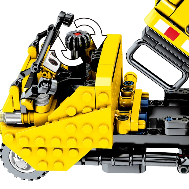 Трицикл самосвал строительные блоки для автомобилей Engineering город Детские кубики