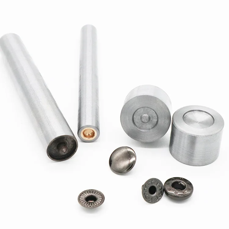 

Hand-punched snap button mold Cylindrical base with magnetic snap-on snap 633.665.831.201.203.850 snap button installation tool