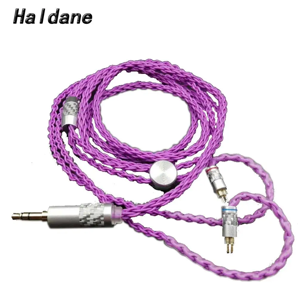 Холдейн 8 ядер с серебряным покрытием 0 78 мм 2Pin кабель наушников обновления для W4r