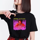 Арбуз сахара с цветным рисунком для женщин футболки Мерч Графические футболки готический панк Модные 90s гранж топ в стиле хип-хоп детские футболки