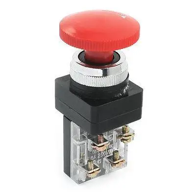 Запасные части Электрический НЕТ NC аварийный стоп фиксации Грибовидная кнопка