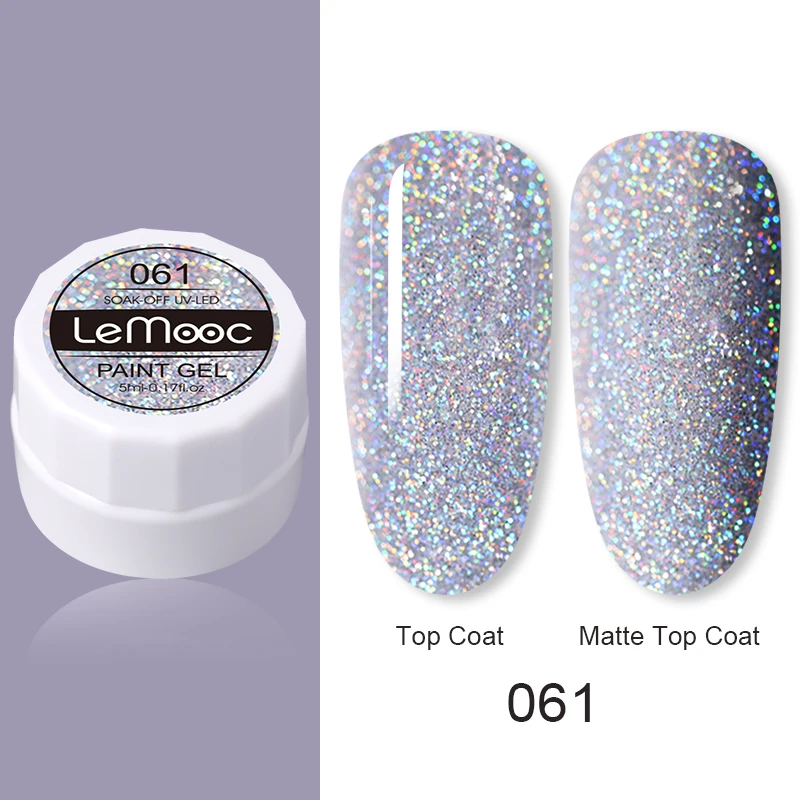 LEMOOC косметика парфюмерия диспенсер 5 мл гель лак для ногтей блестящие ленты