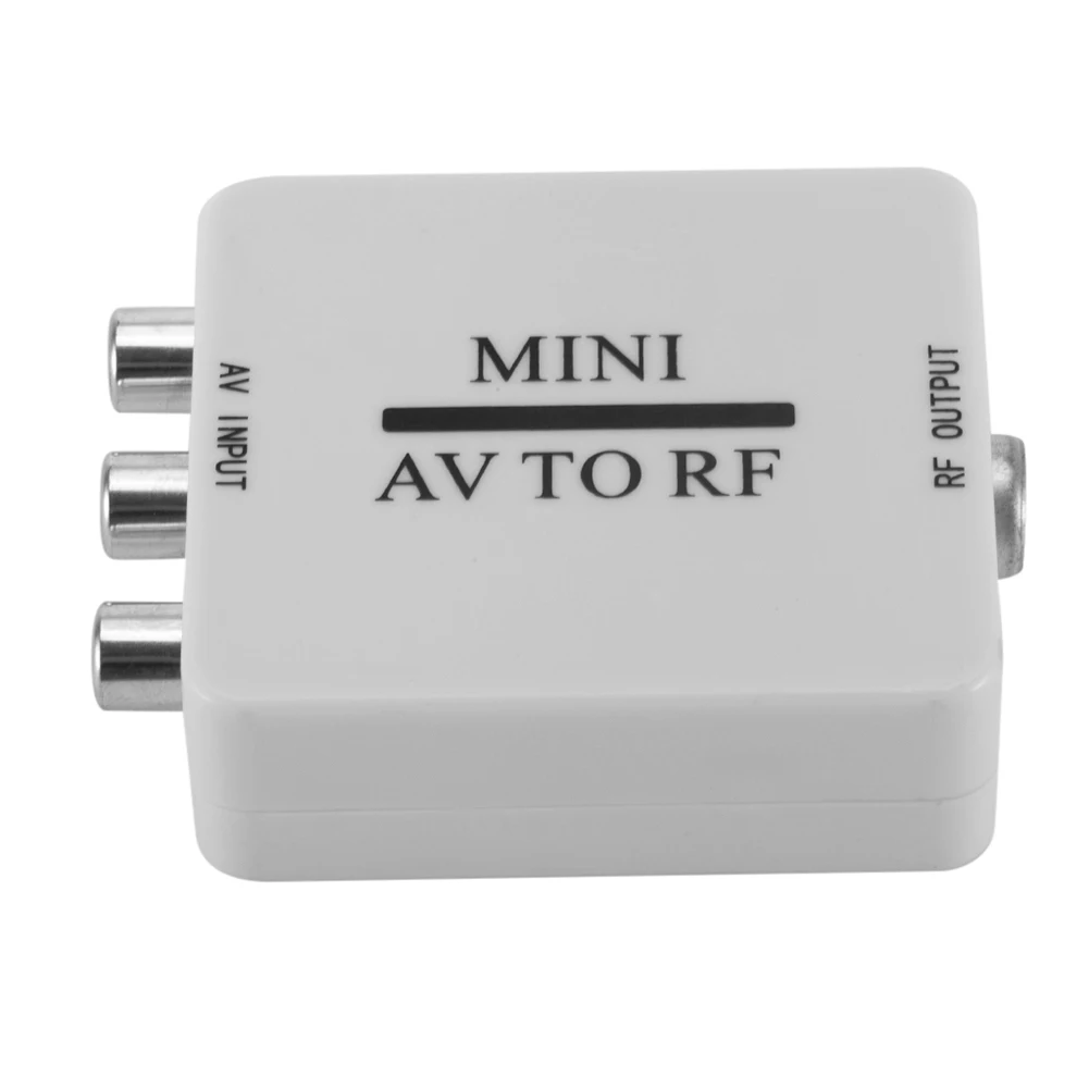Мини-преобразователь RCA в RF Переходник AV для видео аудио HD ТВ VHS VCR DVD усилитель