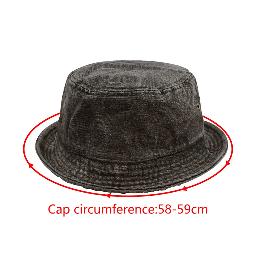 

Sagace Bucket Hat Summer The Hat Depot Washed Cotton Denim Bucket Hat Fisherman's Hat Gorras Para Mujer Fedoras Casquette