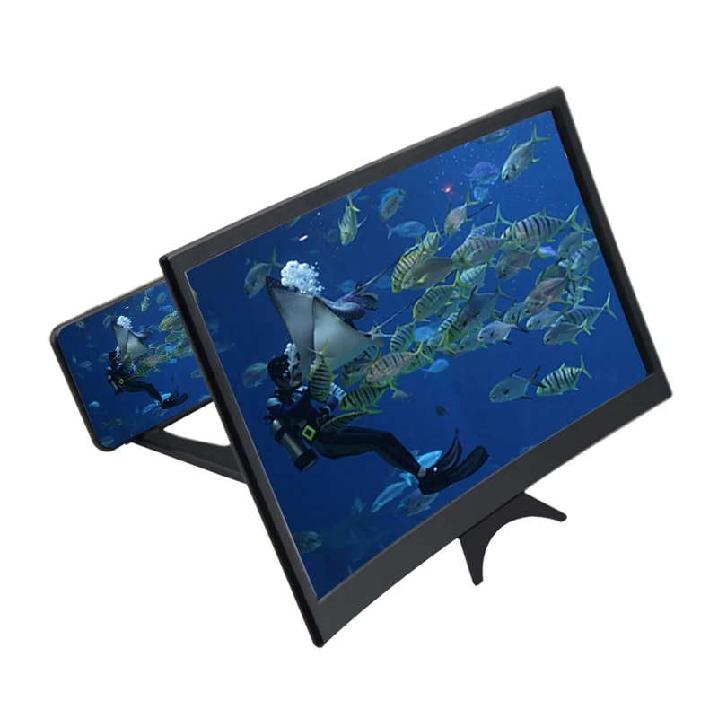 14-дюймовый большой экран 3D HD усилитель изогнутый мобильная лупа для экрана