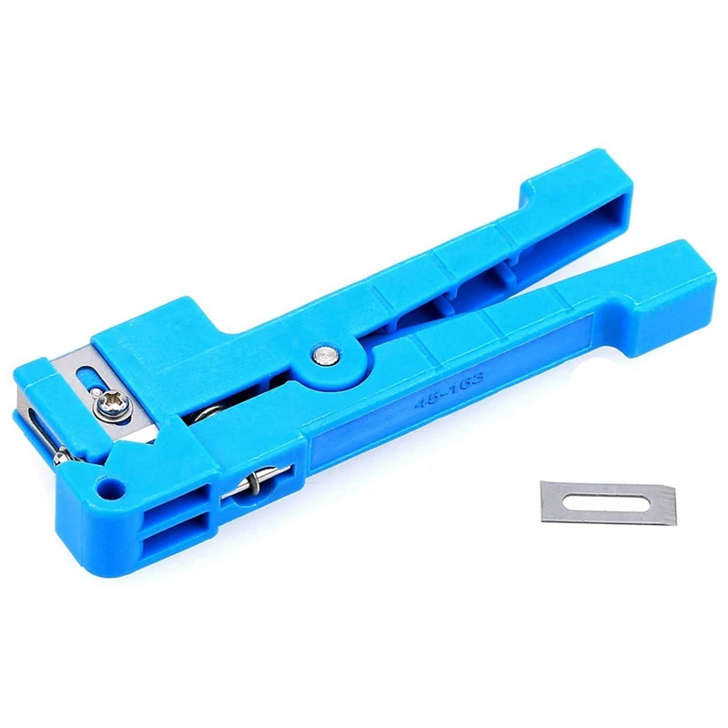 

Retail 45-163 Fiber Optic Jacket Stripper Coaxial Stripper Cable Stripping Cutter Tool(45-163)
