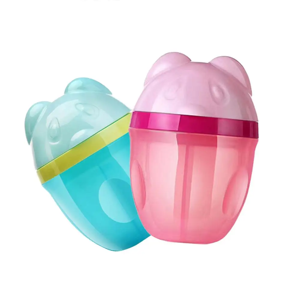 Мультяшная панда трехсторонний вращающийся дозатор для детского молока и