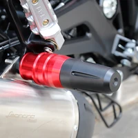 motorcycle exhaust pipe anti falling bar anti collision bumper anti fall glue for suzuki gsx250r gw250 gsx150f zongshen re3