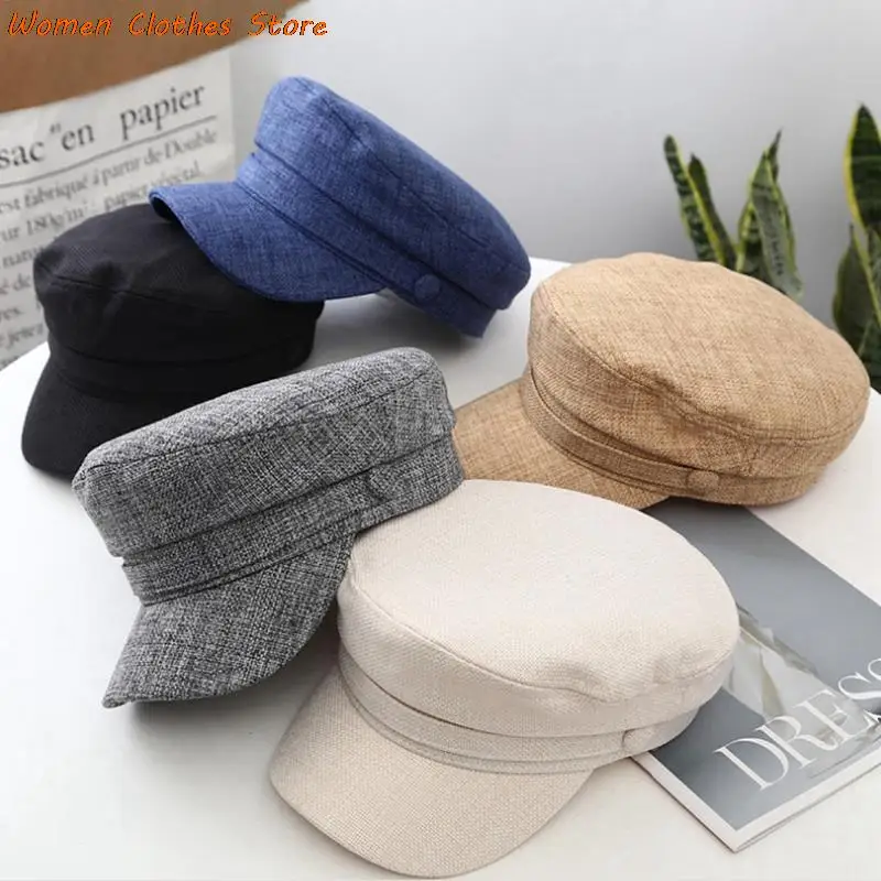 

Women Beret Autumn Winter Octagonal Cap Hats Stylish Artist Painter Newsboy Caps Black Grey Beret Hats