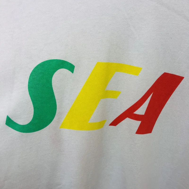 

2020SS SEA AND WIND T-Shirt Men High Quality Top Tees Retro streetwear Top Tess