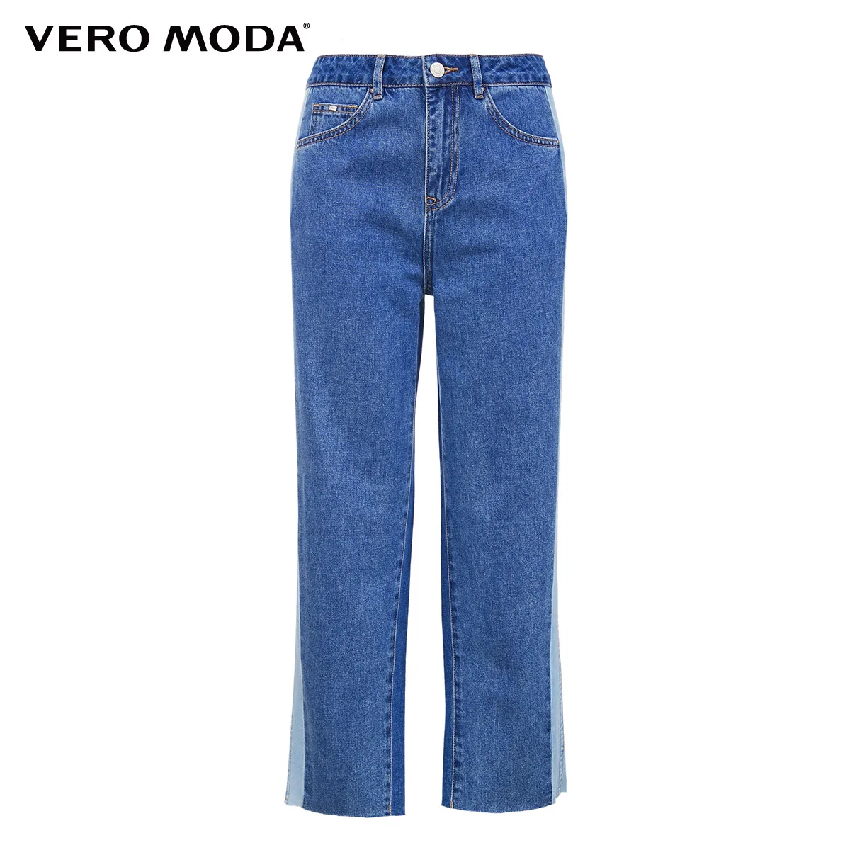 Женские джинсы из 100% хлопка с необработанным краем | Женская одежда