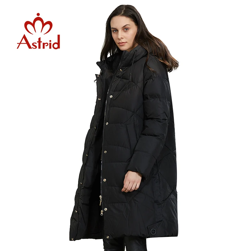 Astrid 2019 Зима новое поступление пуховик женская свободная одежда верхняя высокое