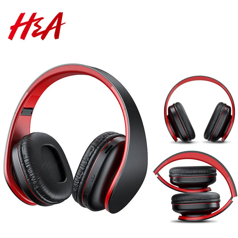 Беспроводные наушники Bluetooth 5 0 складные с басами аудио Mp3 портативные