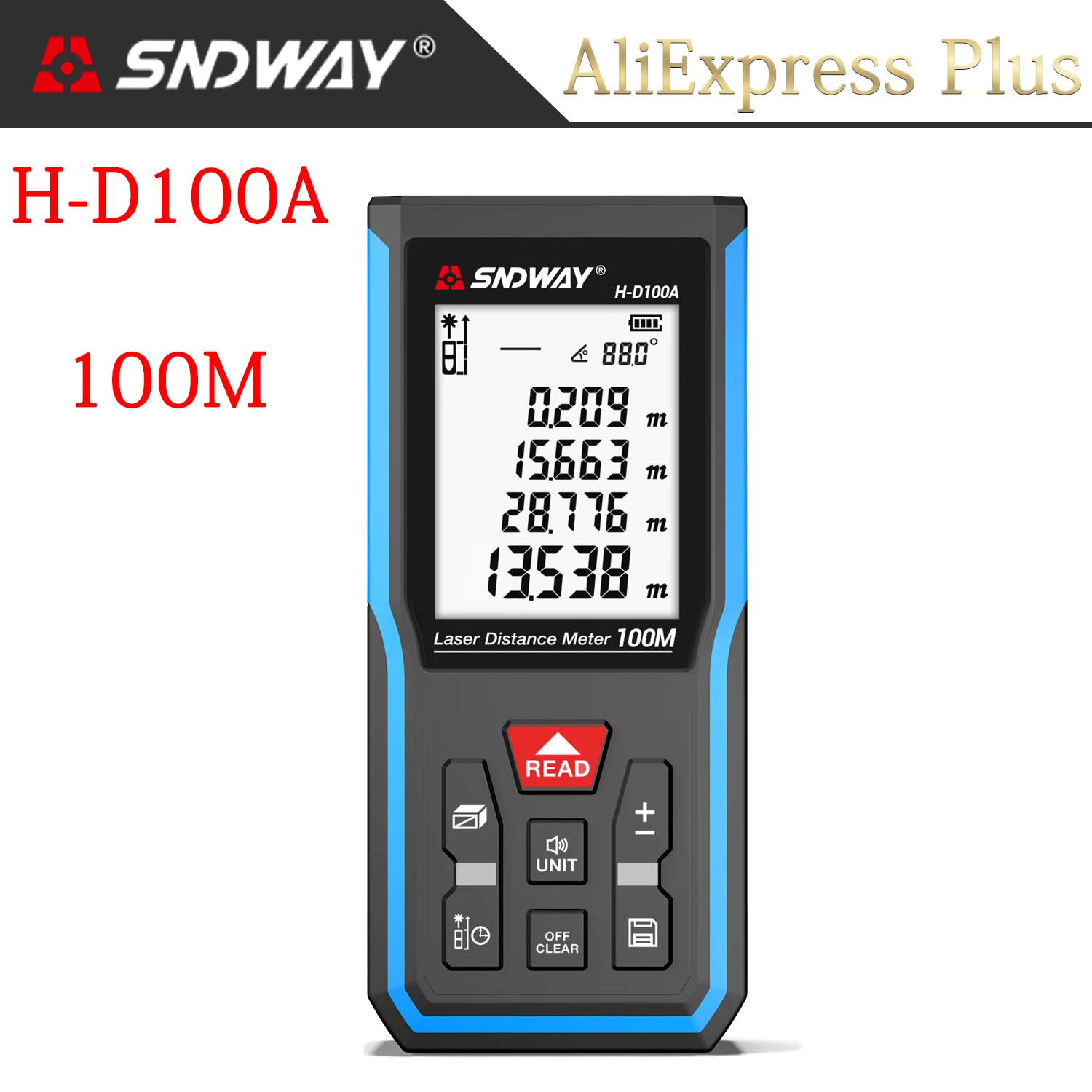 

SNDWAY Laser Distance Meter Digital Rangefinder 120m 100m 70m 50m Laser Distance Measurer Electronic Level Ruler Range Finder