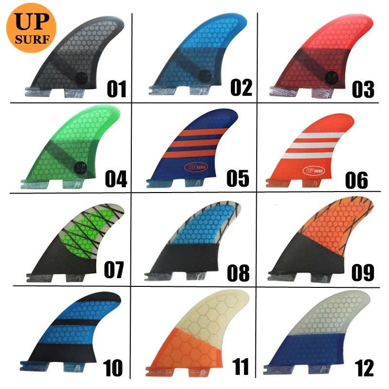 FCS II-K2.1Fins трехсекционный сотовый FCS2 плавник синий/оранжевый/серый/красный/зеленый Quilhas Surf Fin