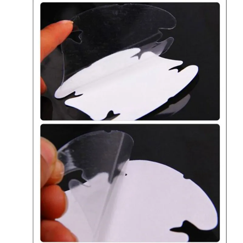 4 шт./лот Защитная пленка для ручки автомобиля внешняя прозрачная наклейка