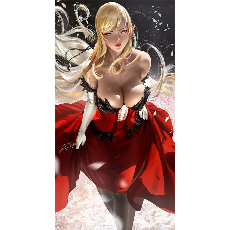 Печать на холсте аниме KDA Ari Kasa Evelyn Akali сексуальная девушка художественный постер