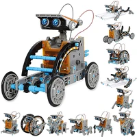 solar robot kit boys and girls diy building blocks assemble high tech science toys childrens intelligence education kits