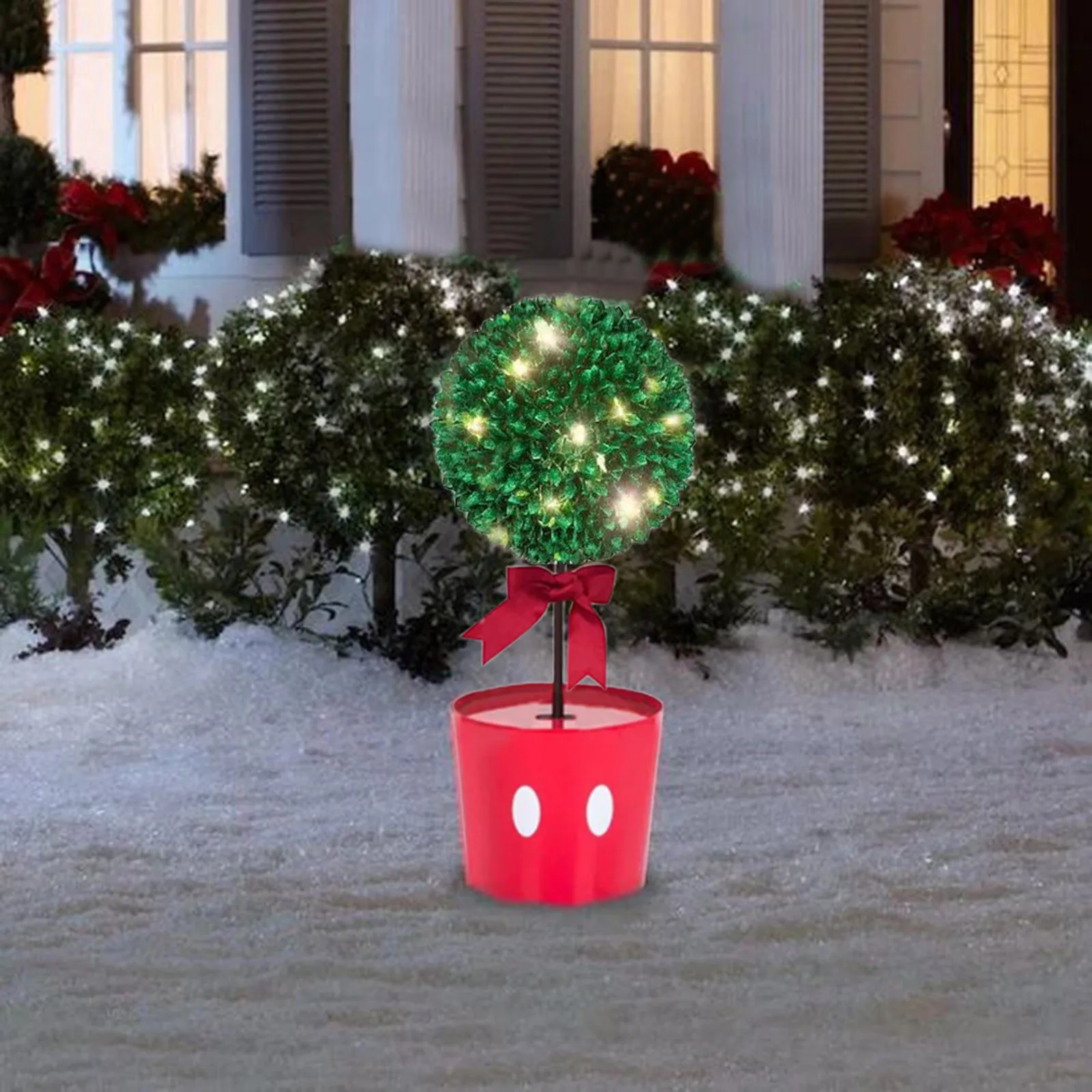 

Luminous Christmas Tree Potted Ornaments Luminous Holiday Desktop Fireplace Home Office Decor Cute Xmas Plant Gifts 2022