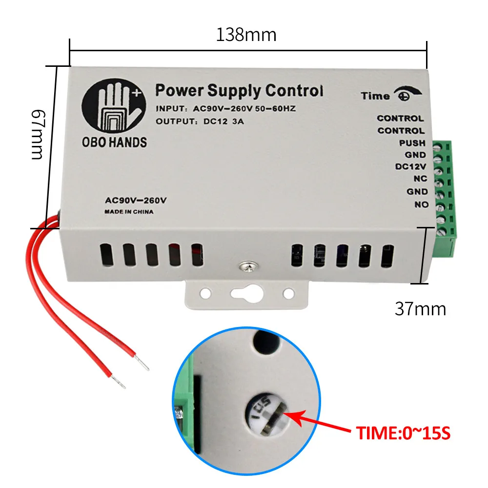 Wi Fi TCP/IP система контроля допуска к двери биометрический пароль для лица RFID