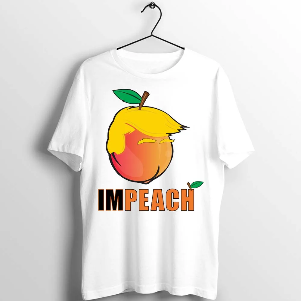 Женская футболка импич Дональд Трамп персик оранжевый забавная винтажная Ретро |