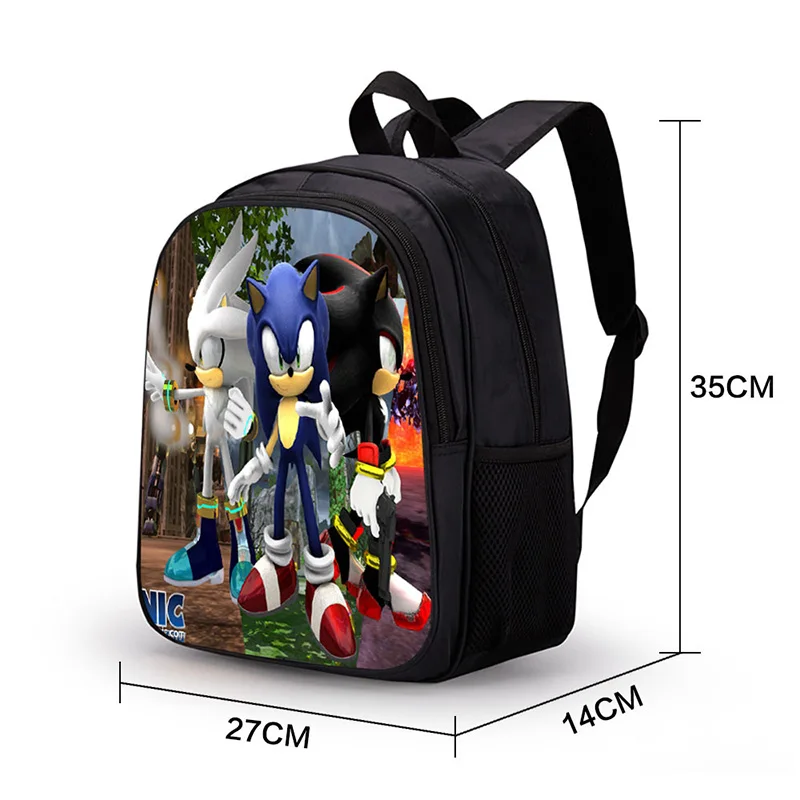 3D Аниме Mochila Sonic рюкзак с ежом школьные сумки для девочек-подростков маленький рюкзак для детей рюкзак на молнии рюкзак для ноутбука