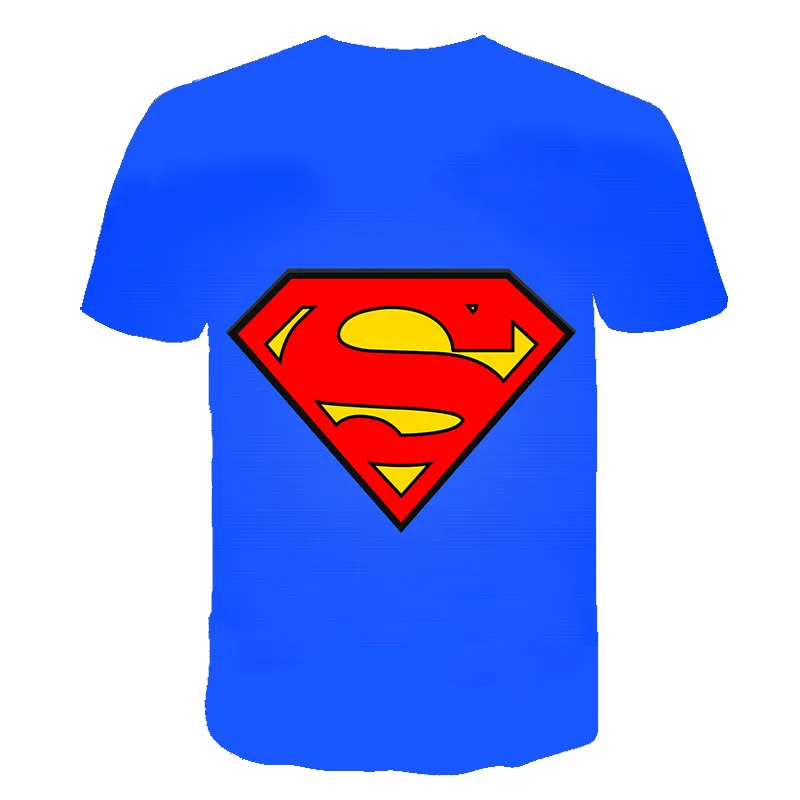 3D футболка Супермен Бэтмен/человек-паук/Капитан Америка/Халк/Железный