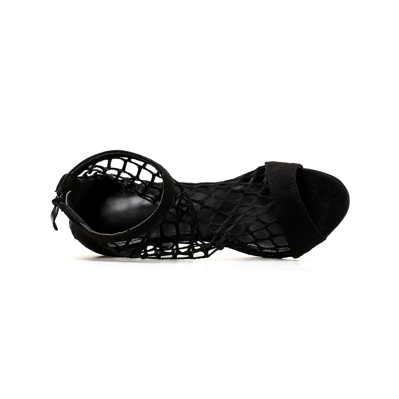 Женские босоножки с открытым носком туфли-лодочки из сетчатого материала на