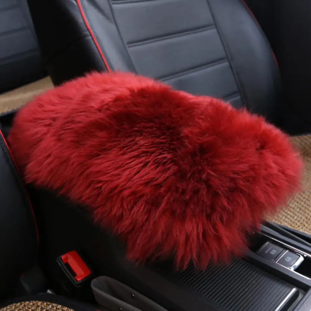 1 шт. Чехол для автомобильного подлокотника чехол пушистого центрального подушки
