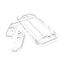 crystal clear case kit for nintendo switch oled console anti fall shockproof for ns oled game console protection screen pro