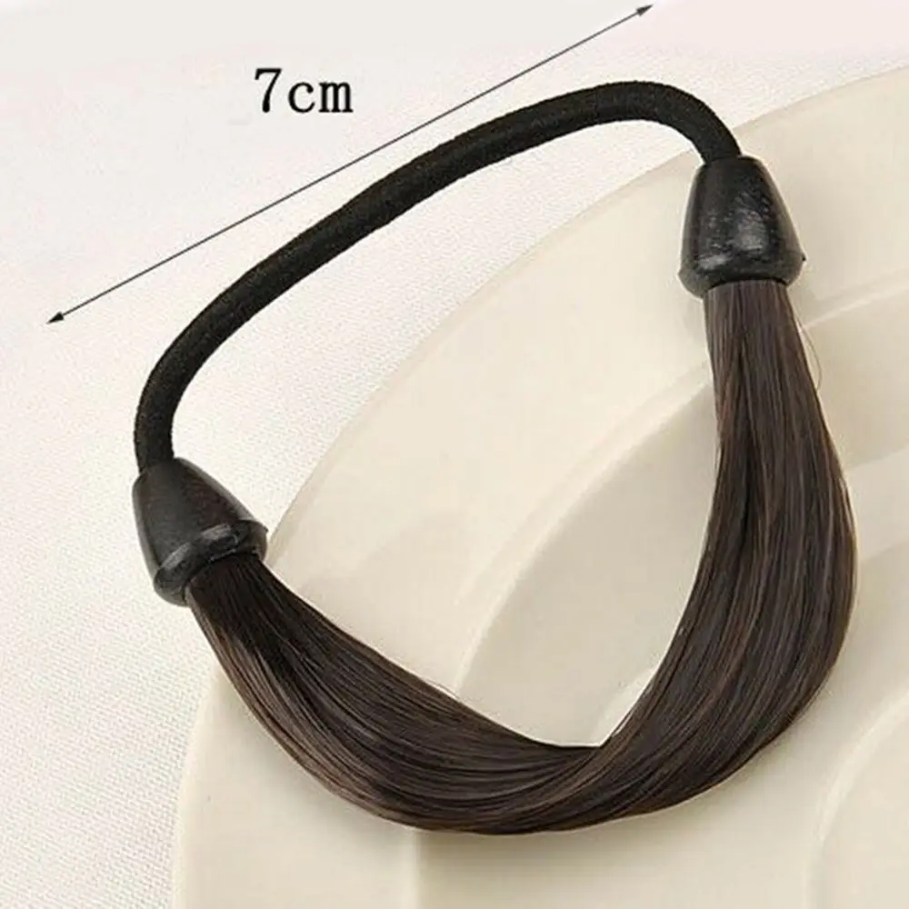 6 шт. женский парик с тесьмой эластичная резинка для волос держатель конского