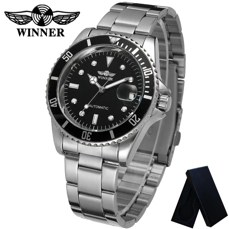 Часы наручные WINNER Мужские механические Классические Автоматические в стиле